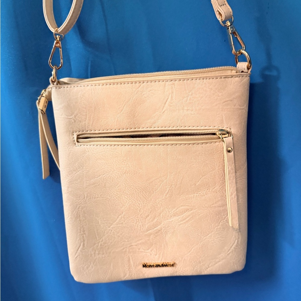 MontanaWest Cream Crossbody Bag